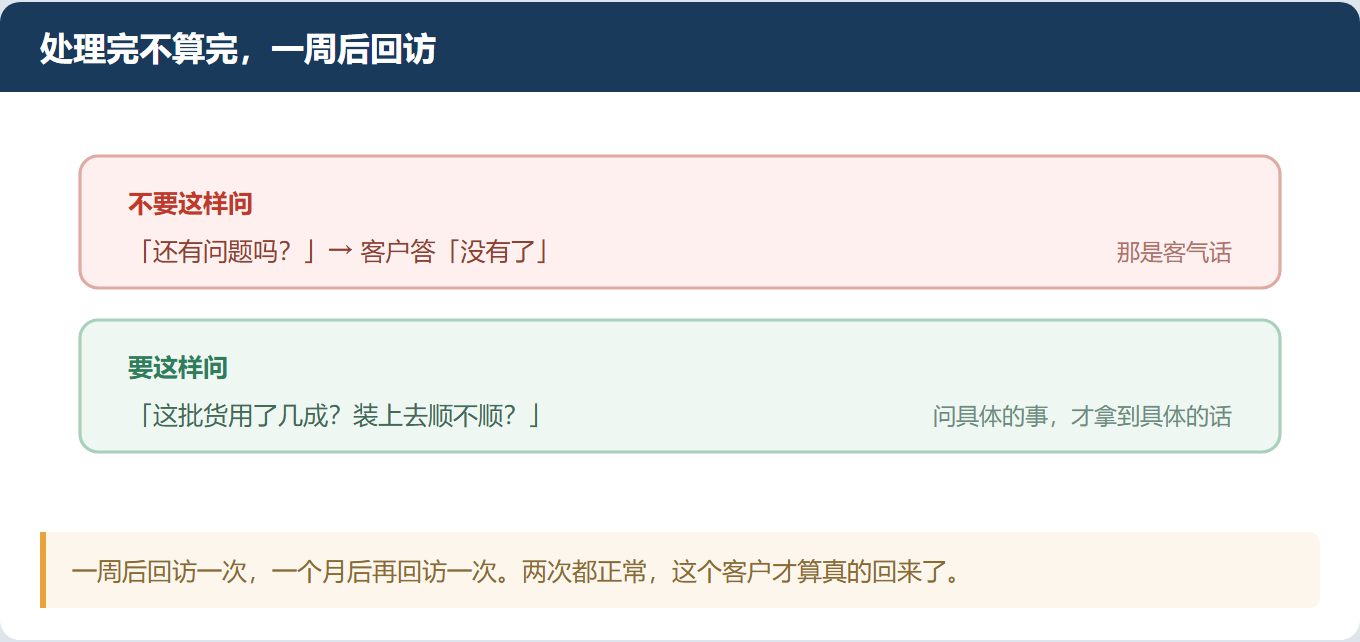 客户投诉了,你解决的是这一个,还是这一类?