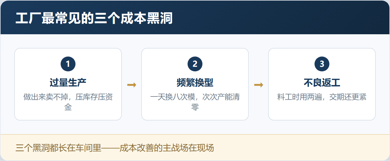 忙了一年没攒下钱,钱都花哪了?——「工厂成本控制及制造绩效提升」
