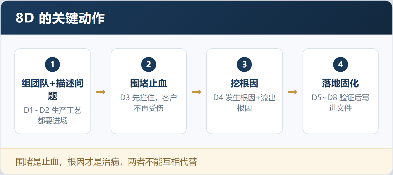 问题「解决」了,下个月又犯?因为你没挖到根——「8D+5Why实战训练」